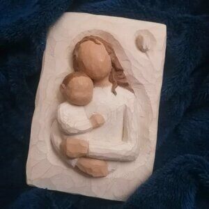 Willow Tree Art Plaque-- Mother and Child